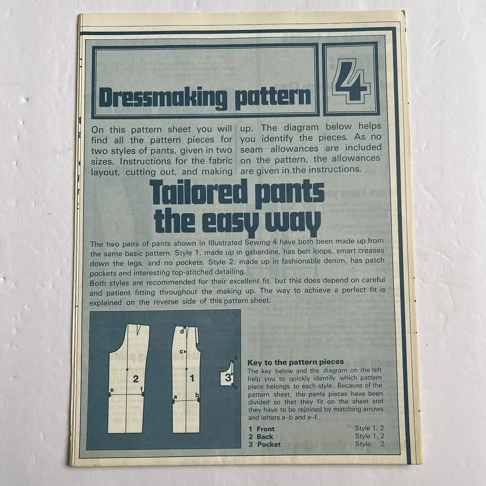 Vintage Designer Sewing Patterns Uncut Lot Of 4 Dresses Skirts Pants 70s